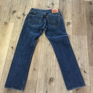 Levi's Red Tab Button Fly Blue Denim Jeans